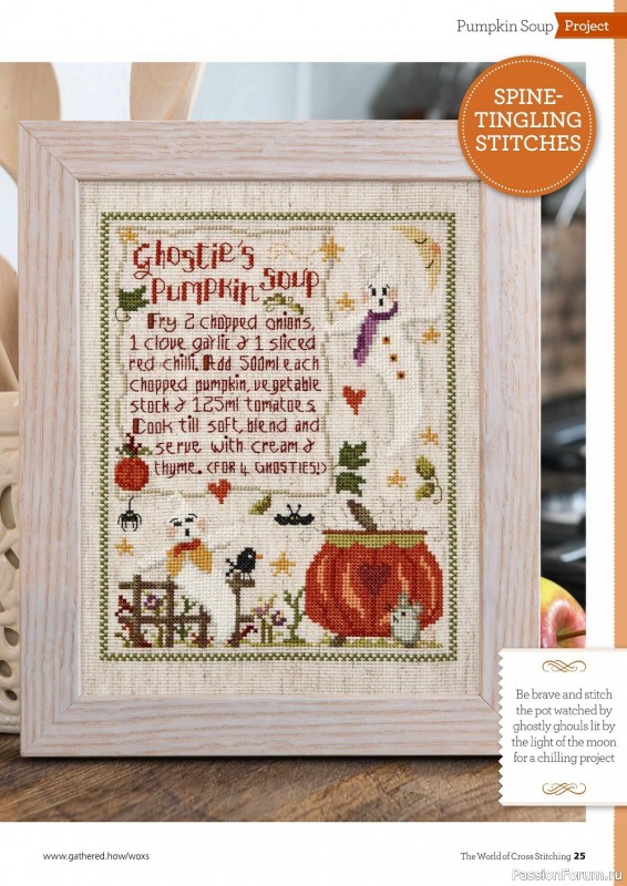 Коллекция вышивки в журнале «The World of Cross Stitching №324 2022»