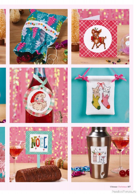 Коллекция вышивки в журнале «Ultimate CrossStitch - Christmas 2025»