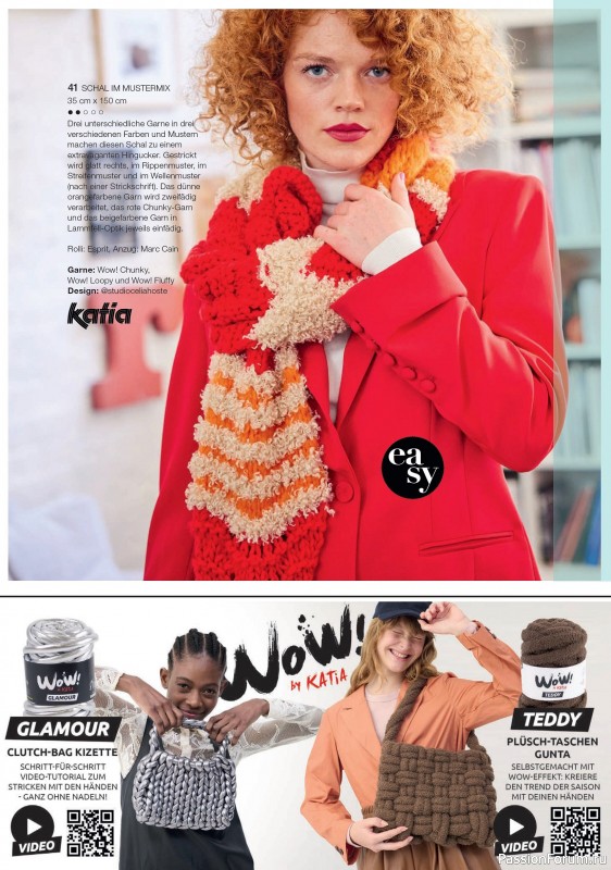 Вязаные модели в журнале «Burda Stricken №4 2025»