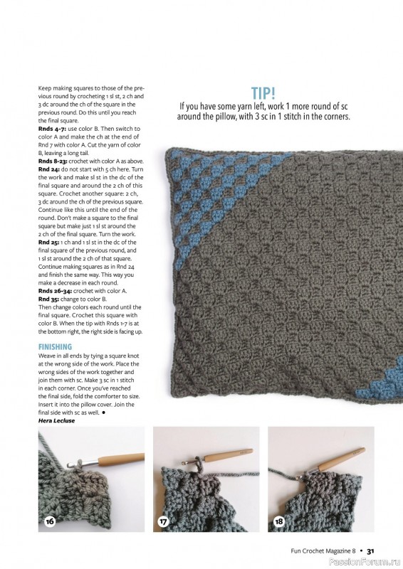 Вязаные проекты крючком в журнале «Fun Crochet Magazine №8 2022»