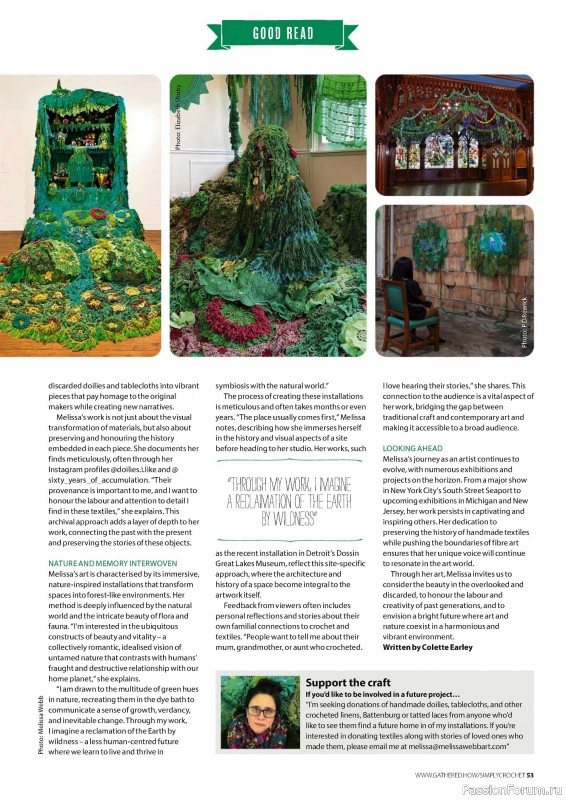Вязаные проекты крючком в журнале «Simply Crochet №153 2024»