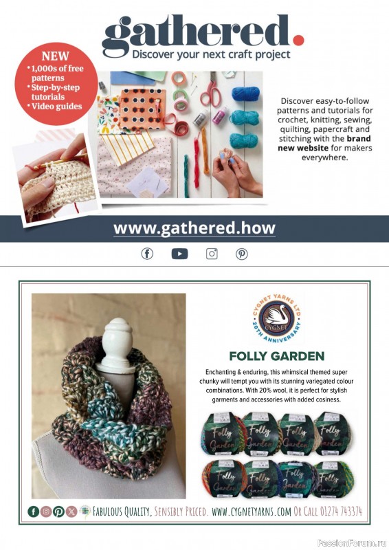 Вязаные проекты крючком в журнале «Simply Crochet №157 2024»