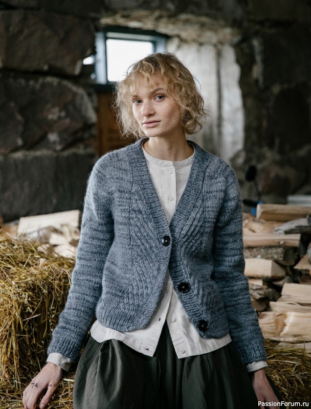 Вязаные проекты в книге «Contrasts Textured Knitting»
