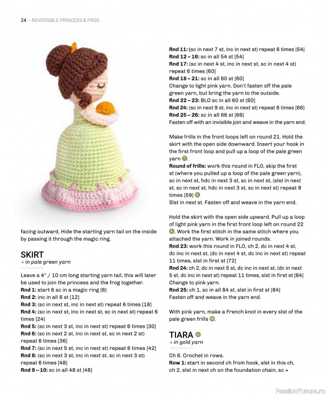 Вязаные проекты в книге «Reversible Amigurumi»
