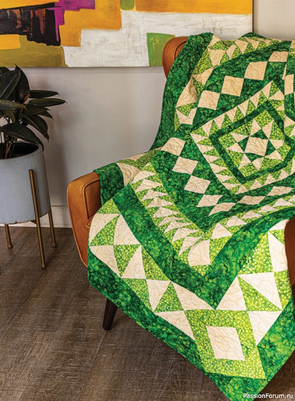 Коллекция проектов для рукодельниц в журнале &laquo;Quick+Easy Quilts - Spring 2026&raquo;
