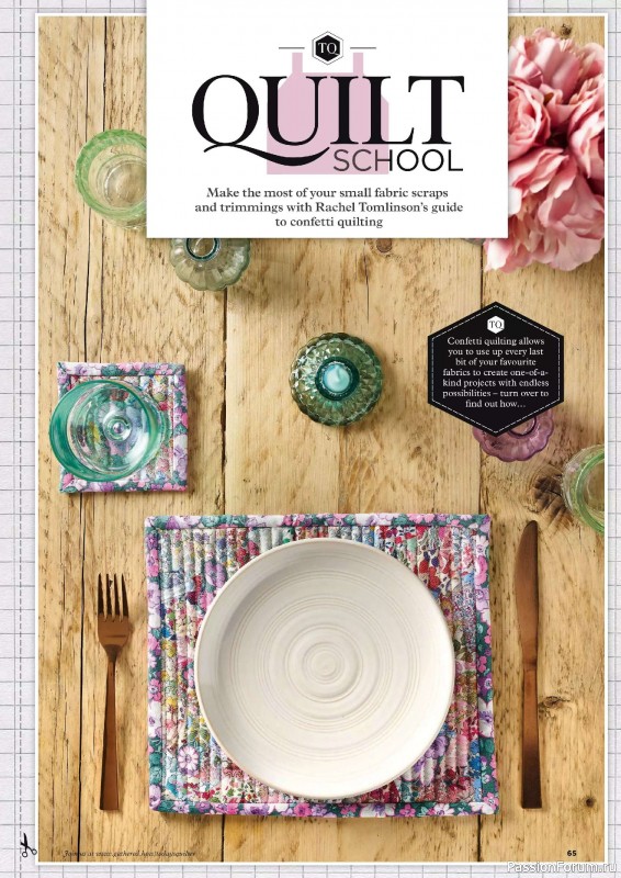 Коллекция проектов для рукодельниц в журнале «Todays Quilter №126 2025»