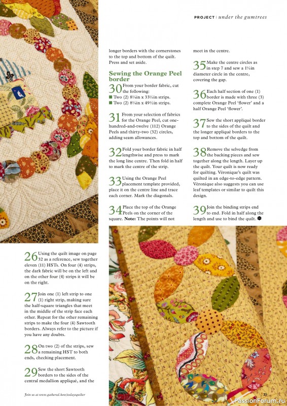 Коллекция проектов для рукодельниц в журнале «Todays Quilter №135 2025»