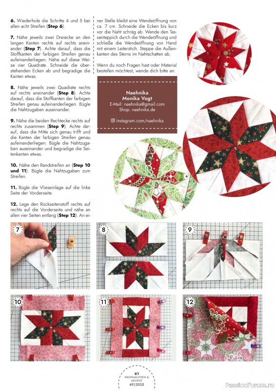 Коллекция проектов для рукодельниц в журнале «Weihnachten & Advent - selber machen №49 2025»