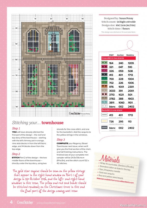 Коллекция вышивки в журнале «CrossStitcher №441 2026»