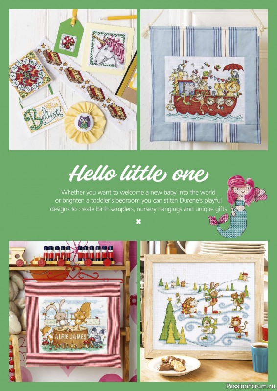 Коллекция вышивки в журнале &laquo;Ultimate Cross Stitch Collection - Durene Jones 2026&raquo;. Часть 2.