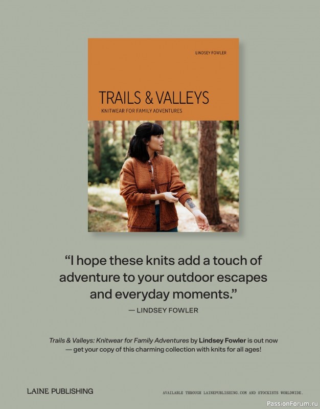 Вязаные модели в журнале «Laine Magazine №24 2025 Spring»