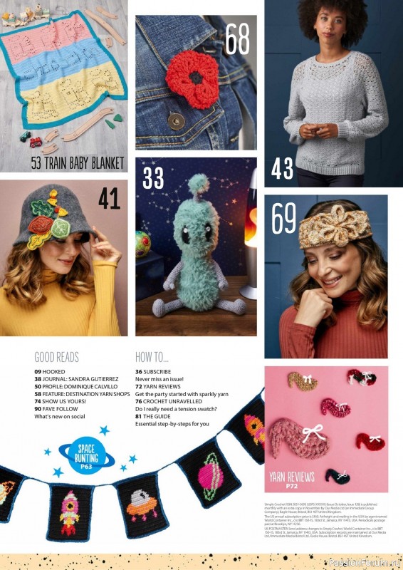 Вязаные проекты крючком в журнале «Simply Crochet №128 2022»