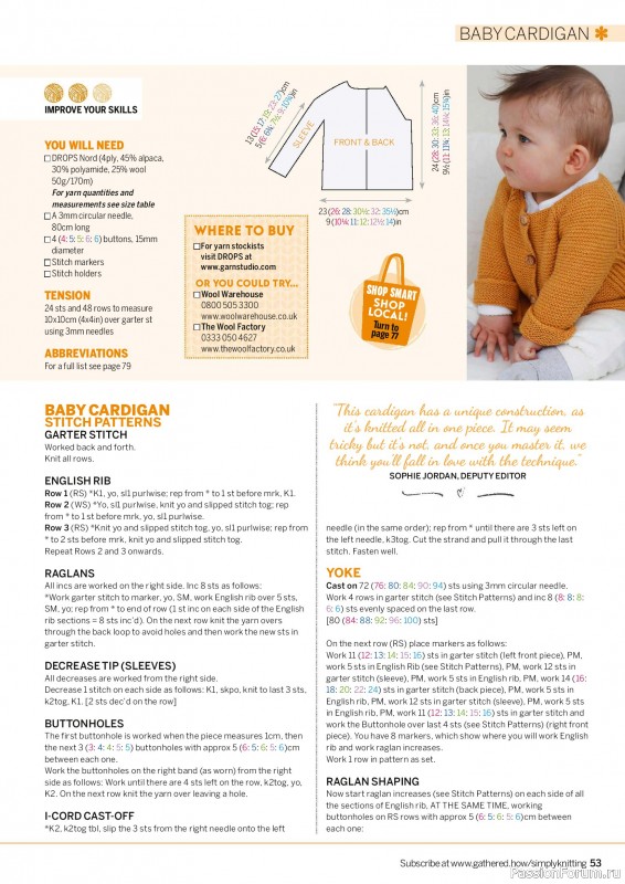 Вязаные проекты крючком в журнале «Simply Knitting №264 2025»
