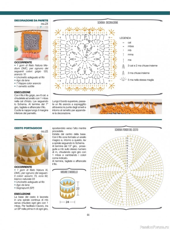 Вязаные проекты в журнале «L'uncinetto di Gio №33 2022»