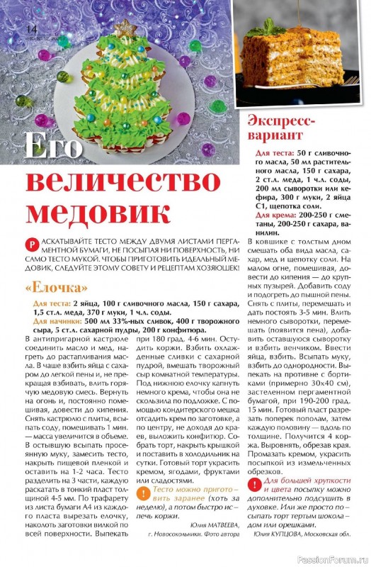 Коллекция кулинарных рецептов в журнале «Наша кухня №12 2025»