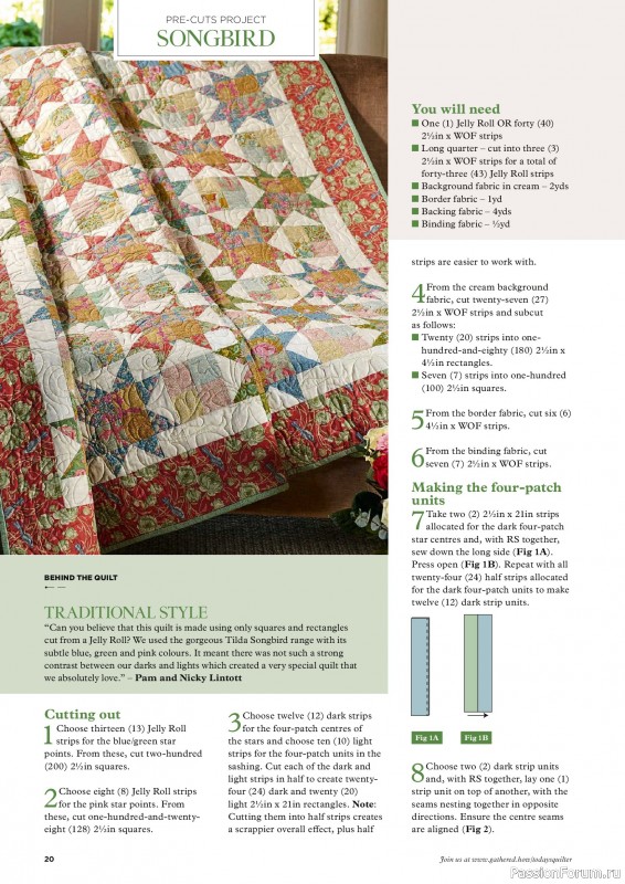 Коллекция проектов для рукодельниц в журнале &laquo;Todays Quilter №139 2026&raquo;