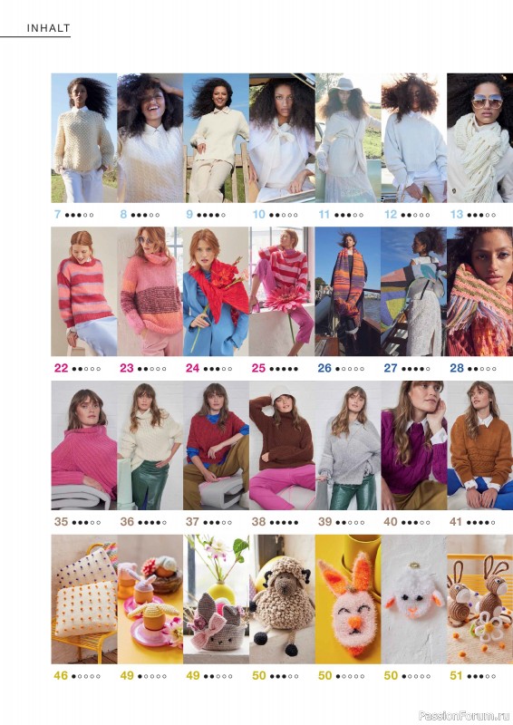 Вязаные модели в журнале «Burda Stricken №1 2025»