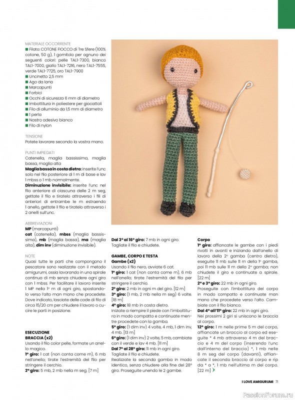 Вязаные проекты крючком в журнале «I Love Amigurumi №27 2025»