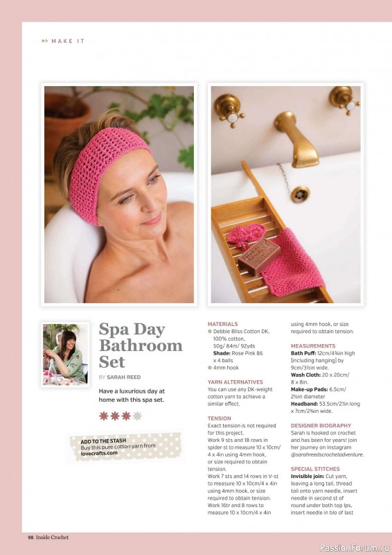 Вязаные проекты крючком в журнале &laquo;Inside Crochet №186 2026&raquo;