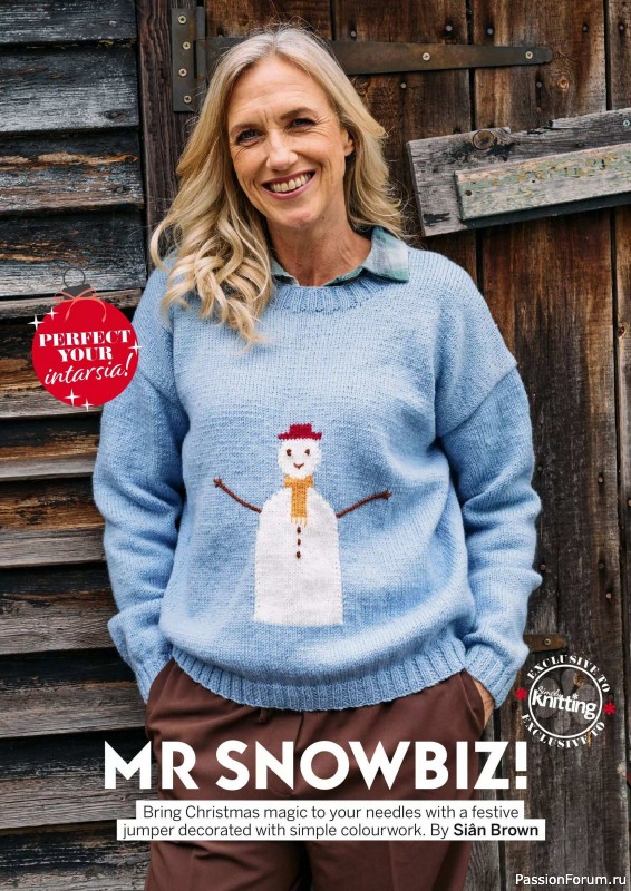 Вязаные проекты крючком в журнале «Simply Knitting №269 2025»