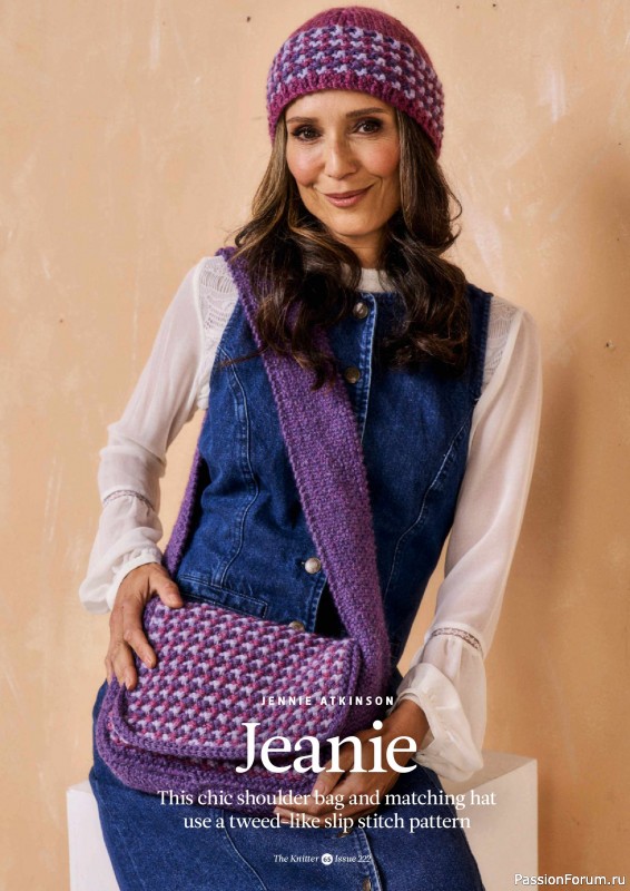 Вязаные проекты спицами в журнале «The Knitter №222 2025»