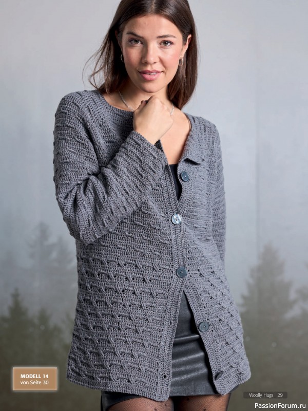 Вязаные проекты в журнале «Woolly Hugs Maschenwelt №6 2025»