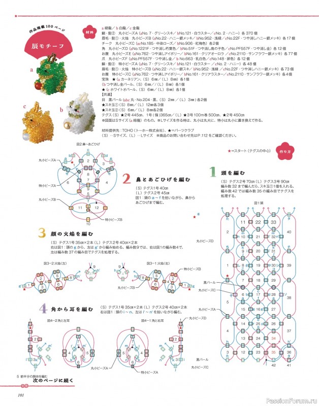 Коллекция проектов для рукодельниц в журнале «Beads Friend - Winter 2024»