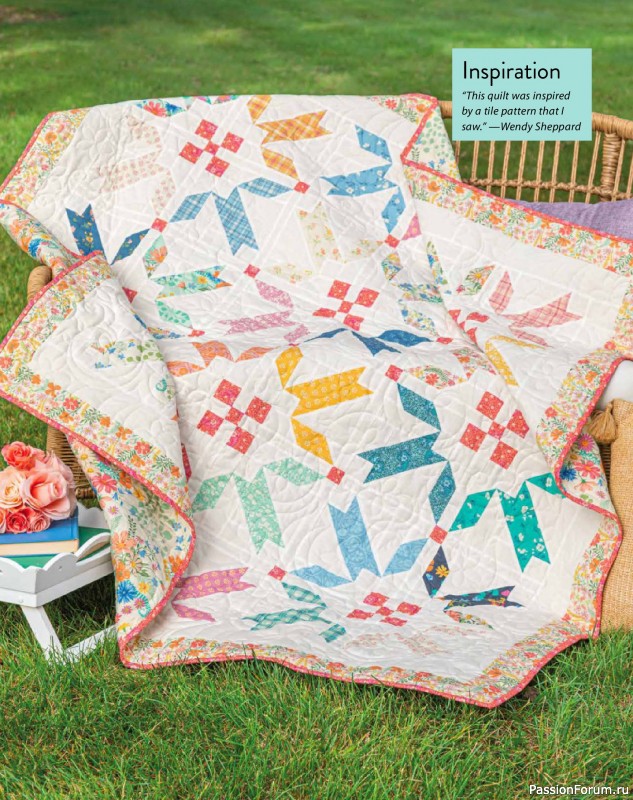 Коллекция проектов для рукодельниц в журнале &laquo;Quilter's World Specials - Late Spring 2026&raquo;