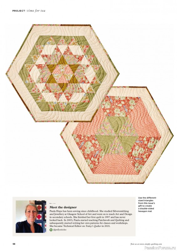 Коллекция проектов для рукодельниц в журнале «Todays Quilter №144 2026»