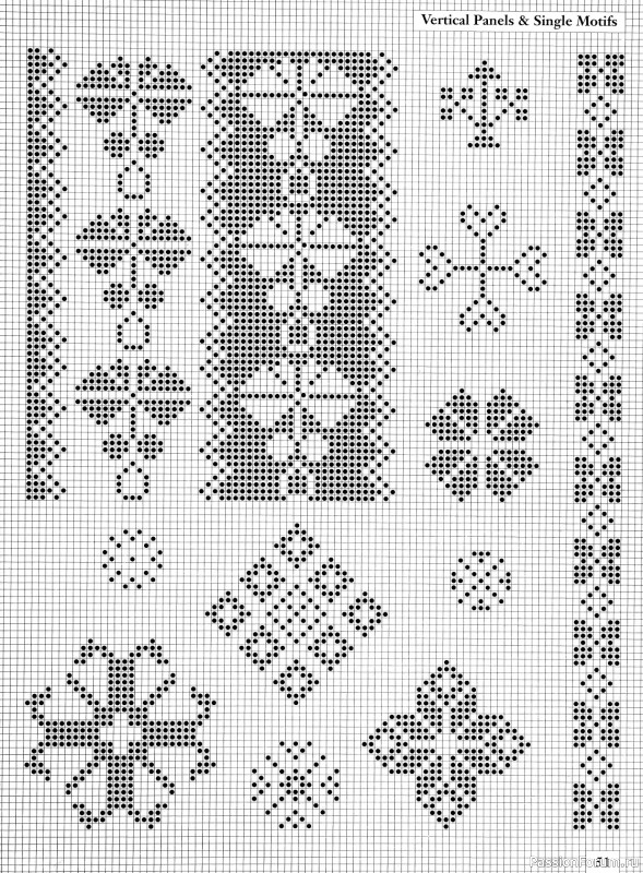 Коллекция узоров в книге «Charts for Colour Knitting»
