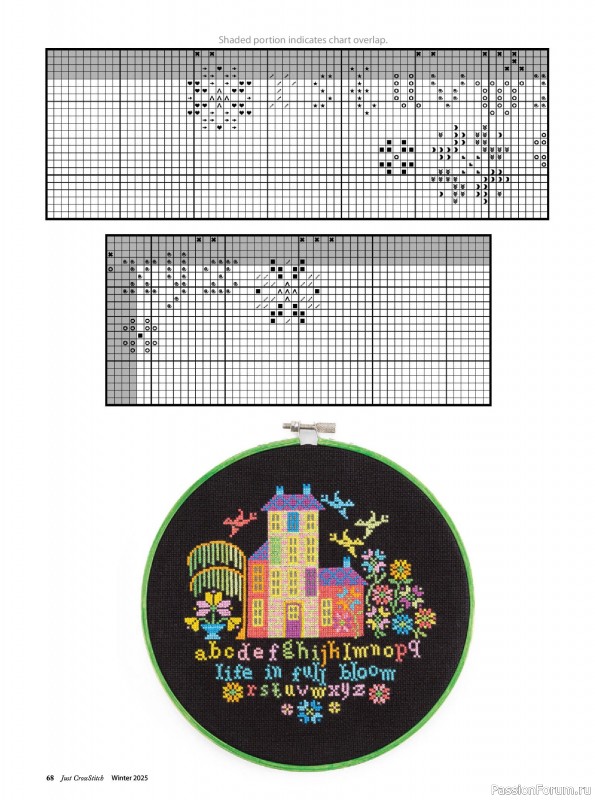 Коллекция вышивки в журнале «Just CrossStitch - Winter 2025»