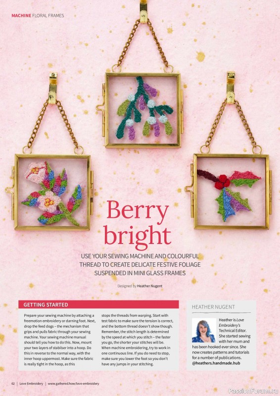 Коллекция вышивки в журнале «Love Embroidery №72 2025»