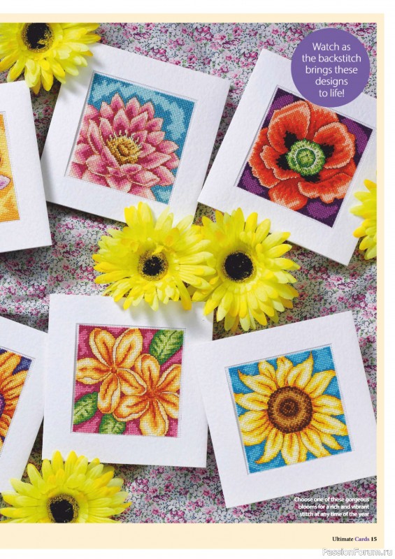 Коллекция вышивки в журнале «Ultimate CrossStitch – Cards 2026»