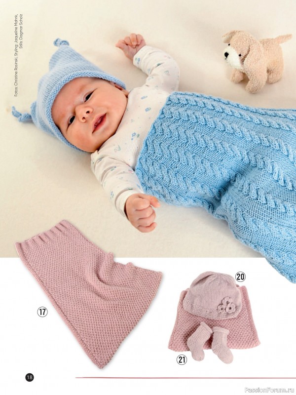 Вязаные модели для детей в журнале «Baby Maschenmode Sonderheft BM 011 2025»