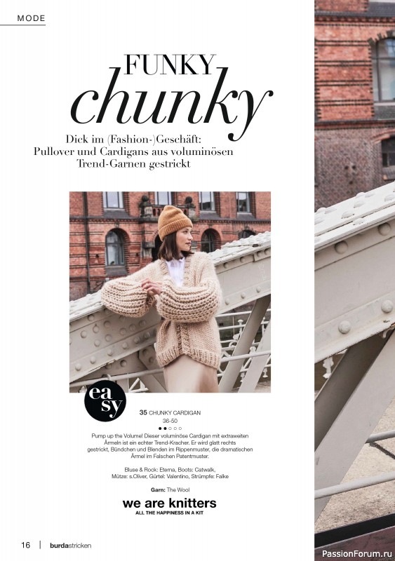 Вязаные модели в журнале «Burda Stricken №6 2023»