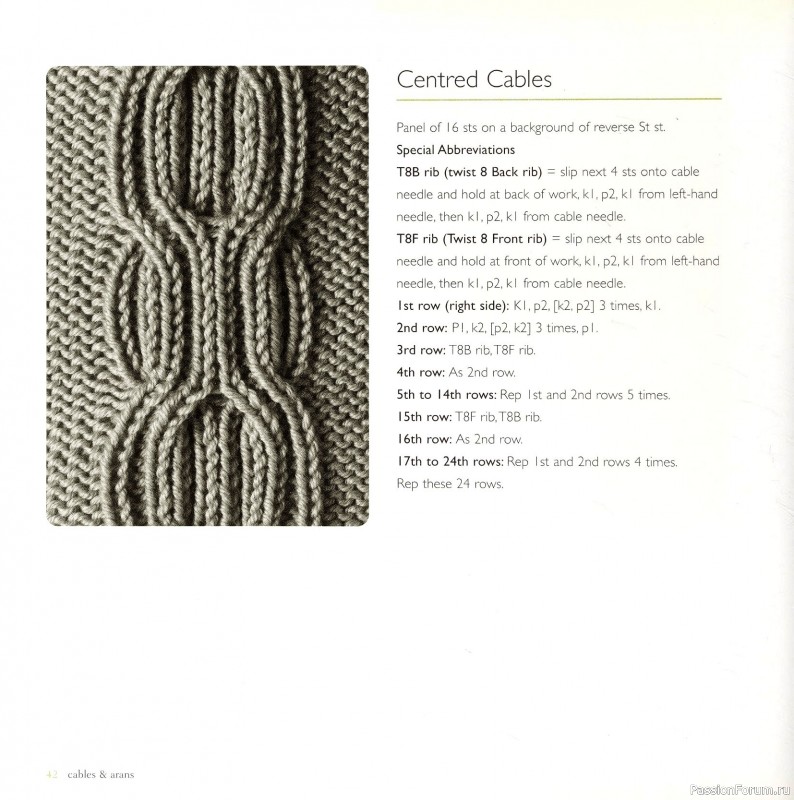 Вязаные проекты в книге &laquo;Cables & Aran Stitches-250 to Knit&raquo;