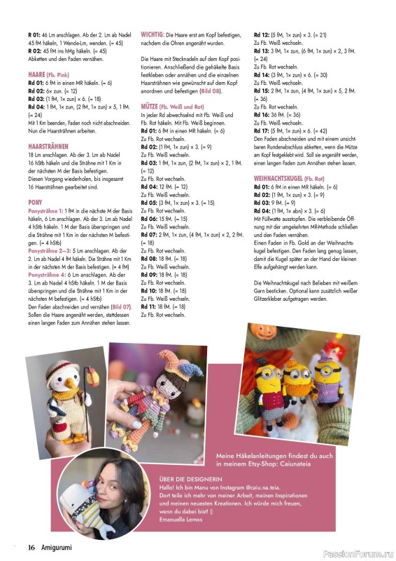 Вязаные проекты в журнале «Amigurumi Magazin №29 2026»