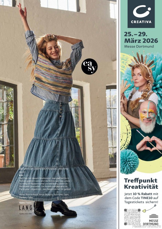 Вязаные проекты в журнале «Burda Stricken №1 2026»