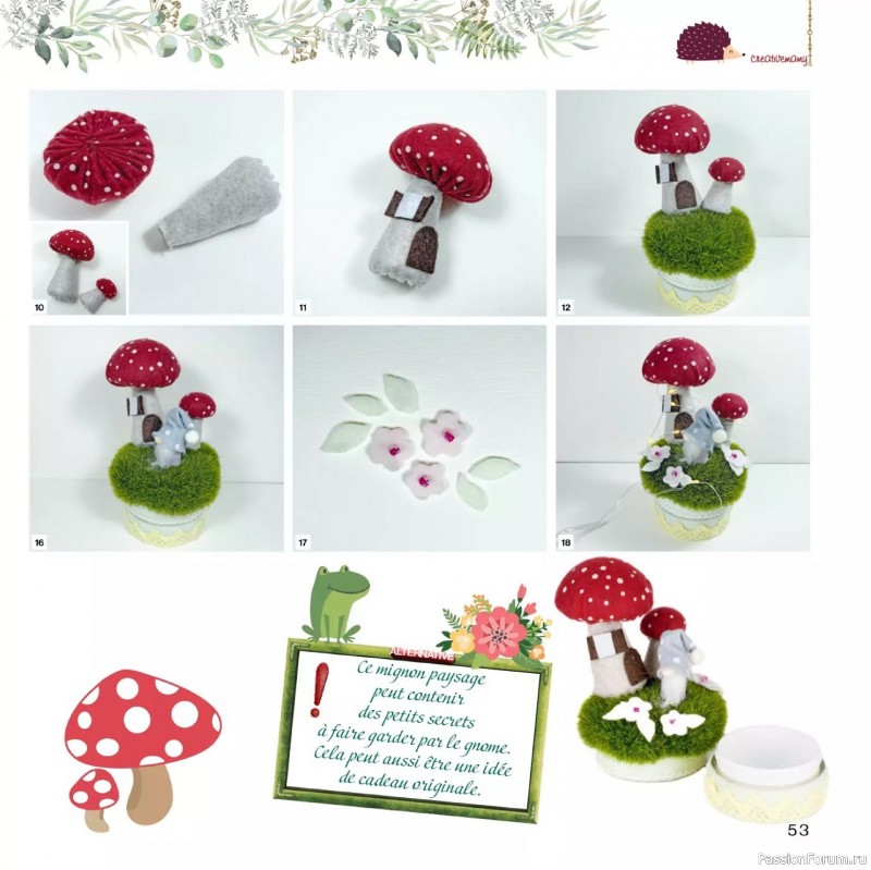 Коллекция проектов для рукодельниц в журнале «Creer avec Creativemamy №18 2026»