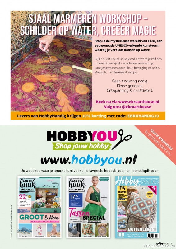 Коллекция проектов для рукодельниц в журнале «HobbyHandig №255 2025»