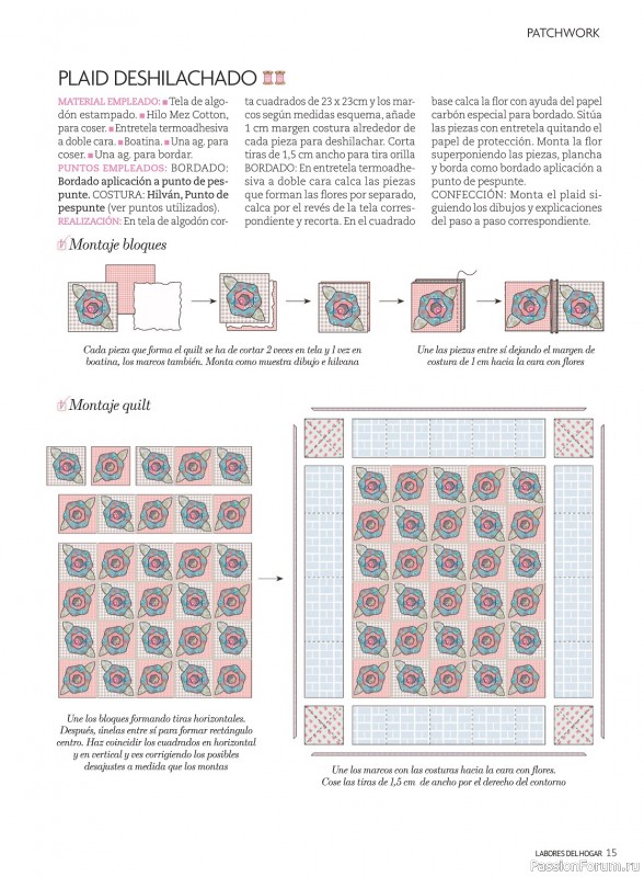 Коллекция проектов для рукодельниц в журнале «Labores del hogar №770 2024»