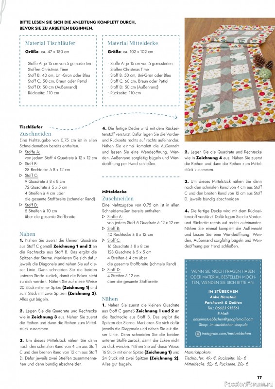 Коллекция проектов для рукодельниц в журнале «Nähen & Patchwork №6 2026»