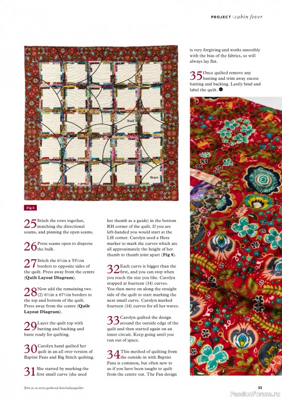 Коллекция проектов для рукодельниц в журнале «Todays Quilter №125 2025»