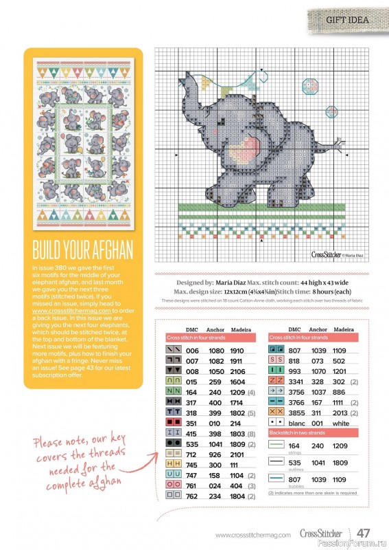 Коллекция вышивки крестиком в журнале «CrossStitcher №382 2022»