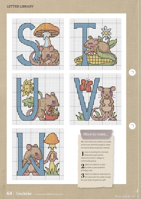 Коллекция вышивки в журнале «CrossStitcher №388 2022»