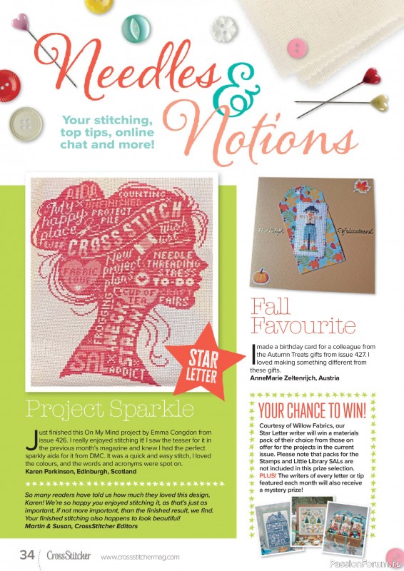 Коллекция вышивки в журнале «CrossStitcher №430 2025»