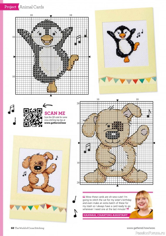 Коллекция вышивки в журнале «The World of Cross Stitching №345 2024»