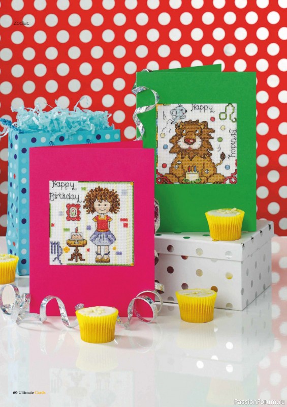 Коллекция вышивки в журнале «Ultimate CrossStitch – Cards 2026»