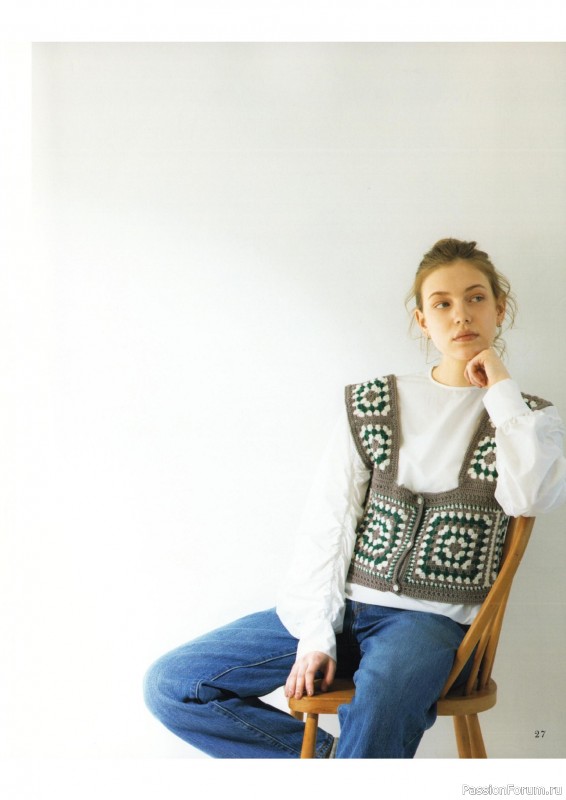Вязаные модели в книге «Crochet Casual Wardrobe for Adults - 2024»