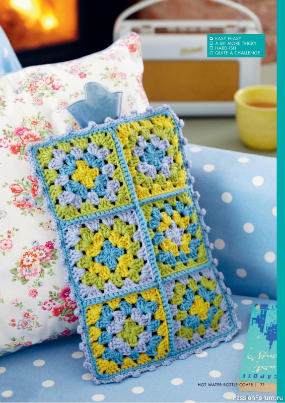 Вязаные проекты крючком в журнале «Crochet Granny Squares - 1st Edition 2025»
